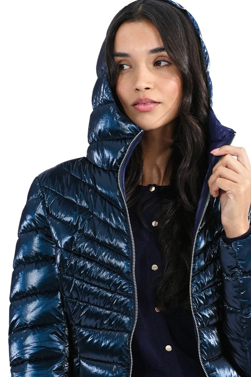 HOODED PUFFER COAT