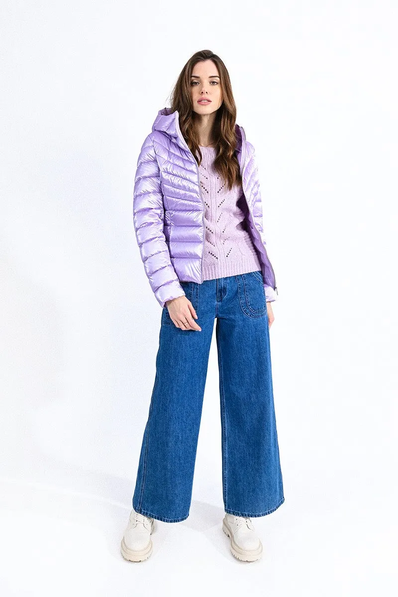 HOODED PUFFER COAT