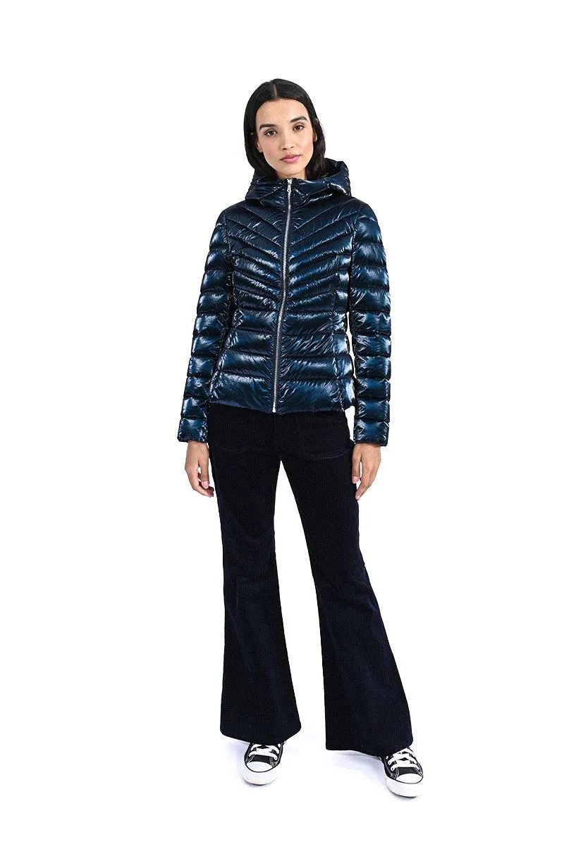 HOODED PUFFER COAT