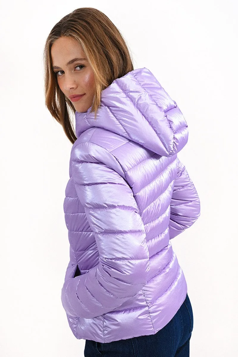 HOODED PUFFER COAT