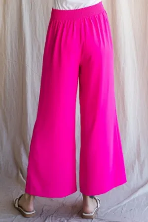 Hot Pink Wide Leg Pant