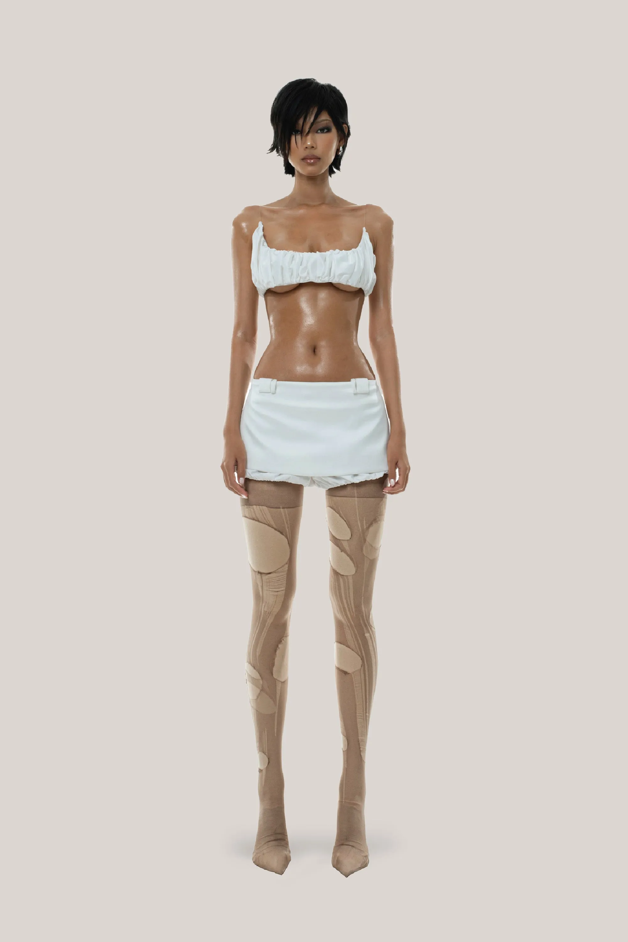 HUELLEY ROSE • White Ina Top