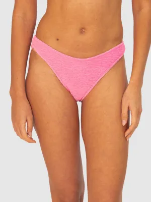 Ibiza Cheeky High Cut Bottoms in Flamingo