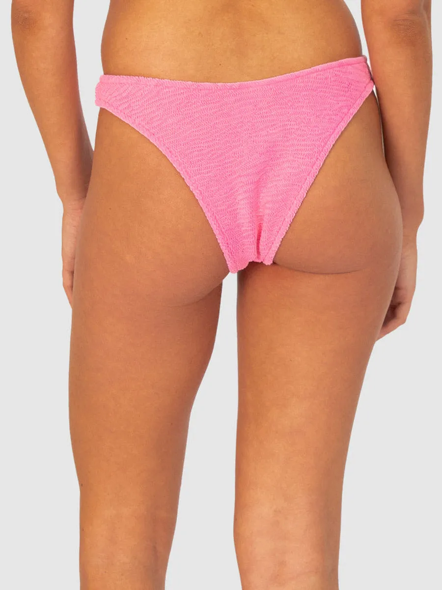 Ibiza Cheeky High Cut Bottoms in Flamingo