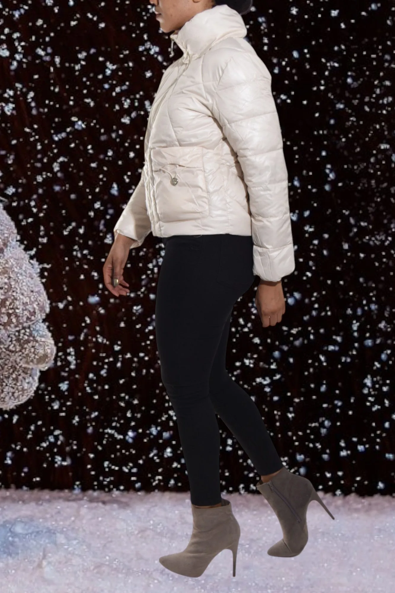 Ivory Puffer Jacket