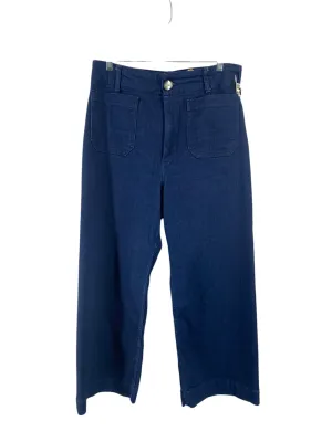 Jeans Wide Leg By Maeve In Blue Denim, Size: 12