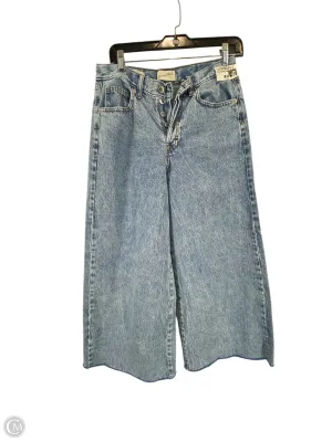 Jeans Wide Leg By Universal Thread In Blue Denim, Size: 4