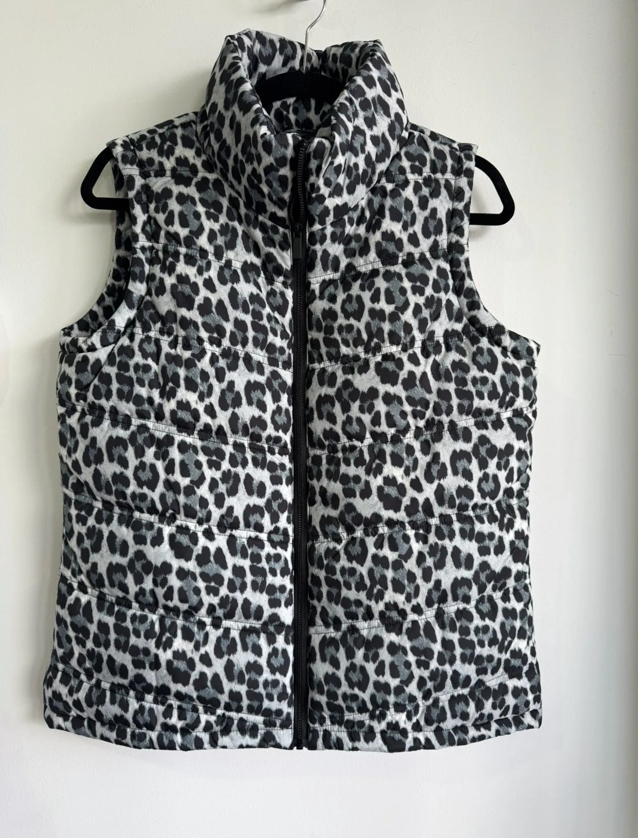 JUMP - Multi Snow Leopard Puffer Vest - 586J4062A