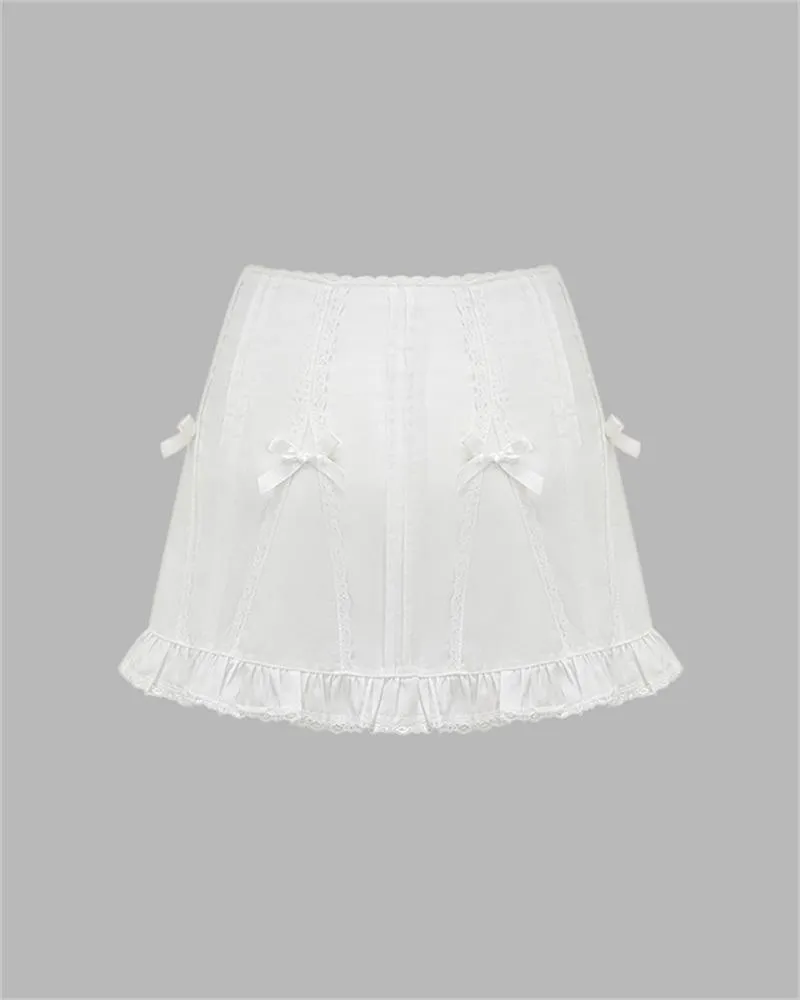 K-Pop Star Lace Mini Skirt