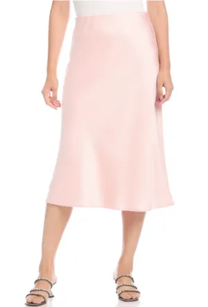 Karen Kane Satin Midi Skirt