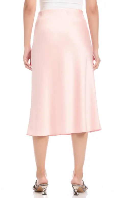Karen Kane Satin Midi Skirt