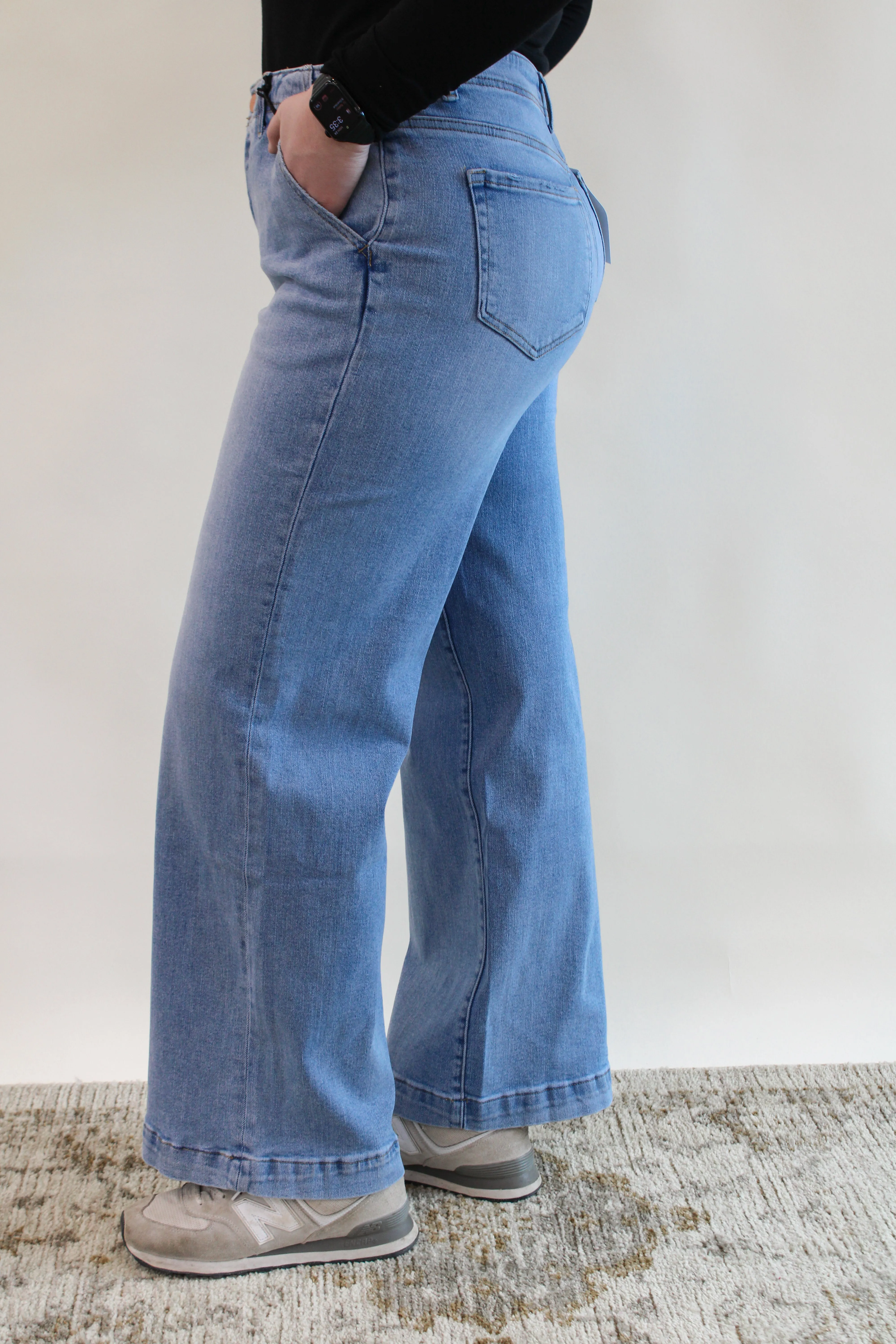 KAYSHA HIGH RISE WIDE LEG JEAN