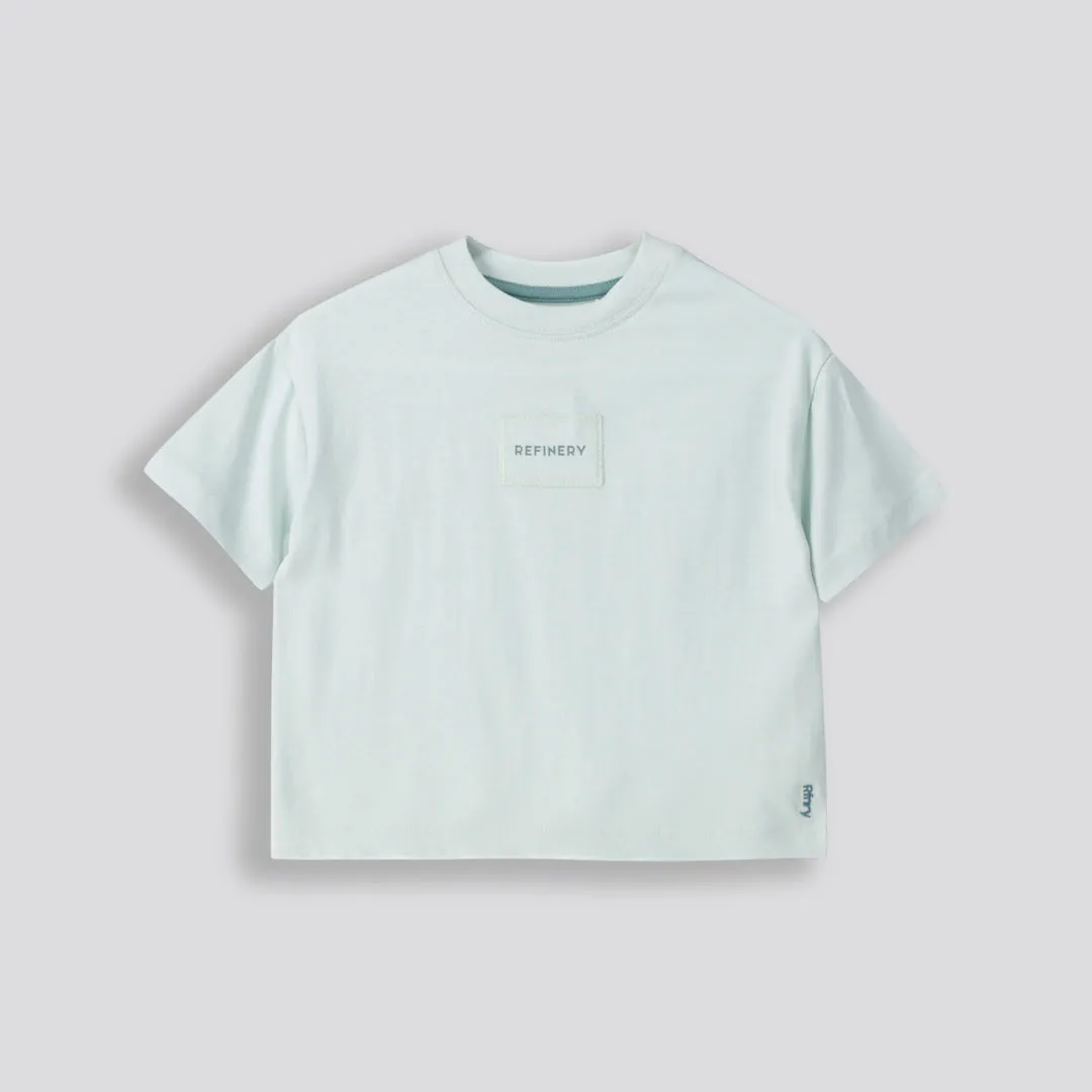 Kids Branded Tee _ 153136 _ Sage