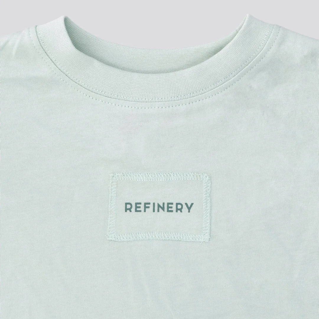 Kids Branded Tee _ 153136 _ Sage