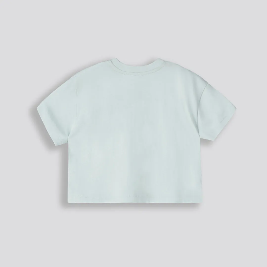 Kids Branded Tee _ 153136 _ Sage