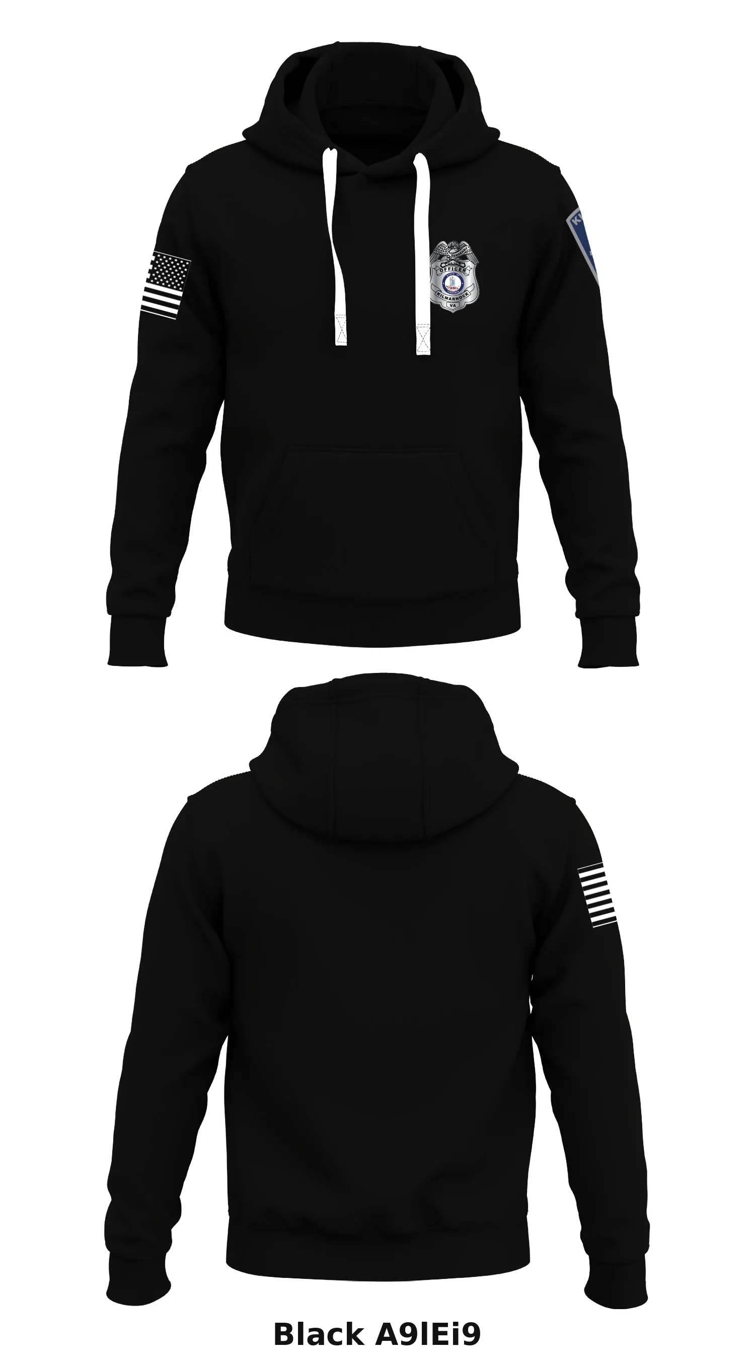 Kilmarnock Police Department  Store 1  Core Men's Hooded Performance Sweatshirt - A9lEi9