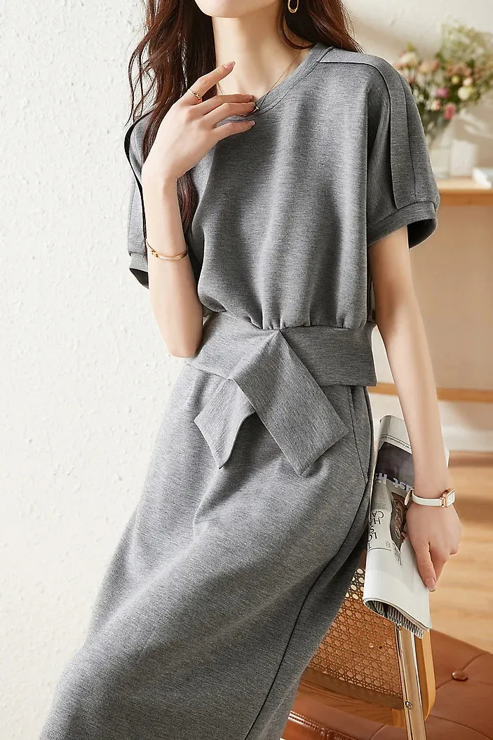 Kizkitza® | Stretch Shirt And Long Stretch Skirt