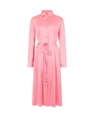 Kleoma Satin Shirt Dress