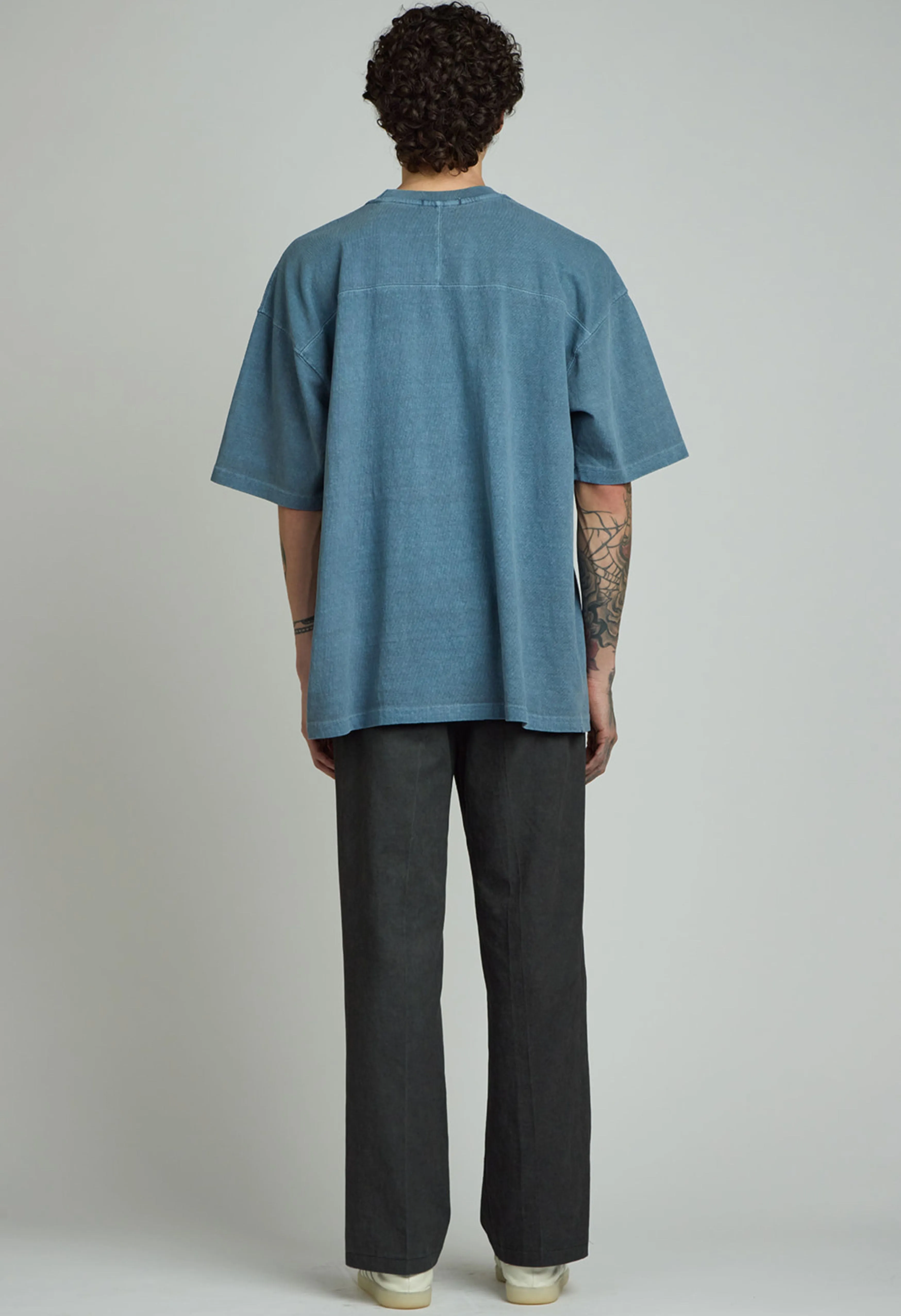 Knox Cotton Shirt in Blue