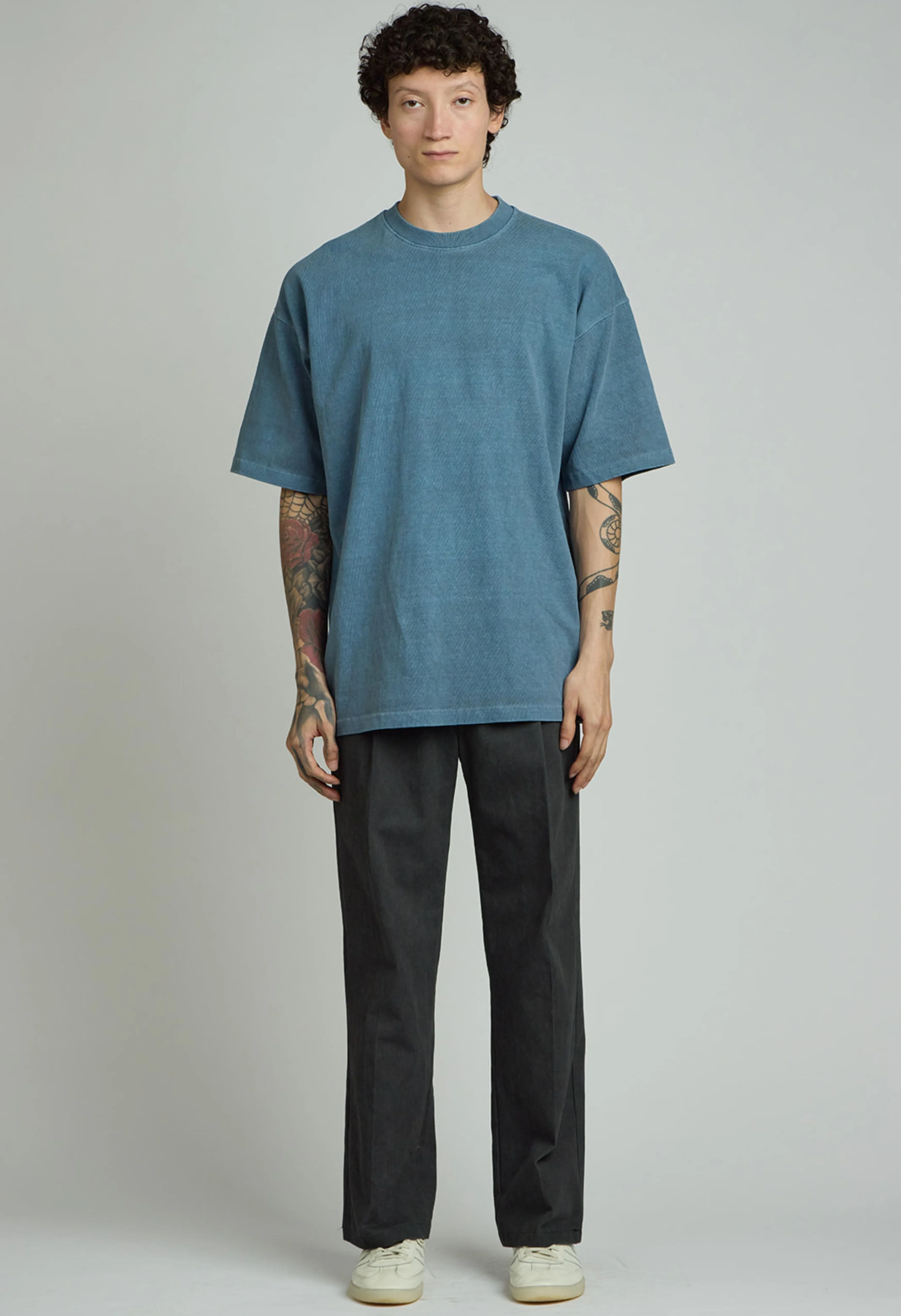 Knox Cotton Shirt in Blue