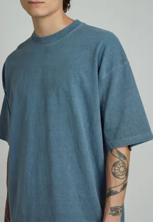Knox Cotton Shirt in Blue