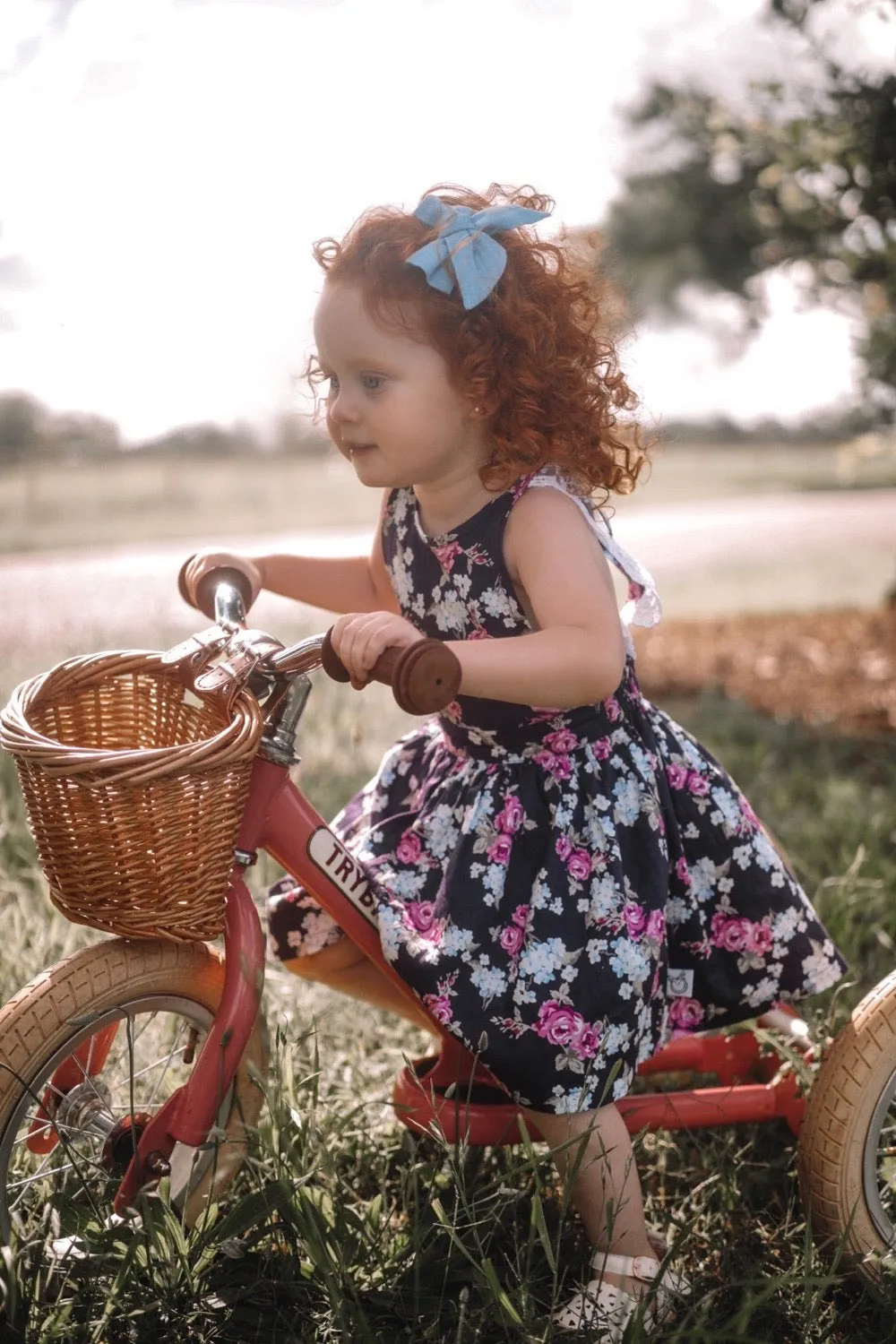 Lace Back Dress - Isla Rose in Indigo
