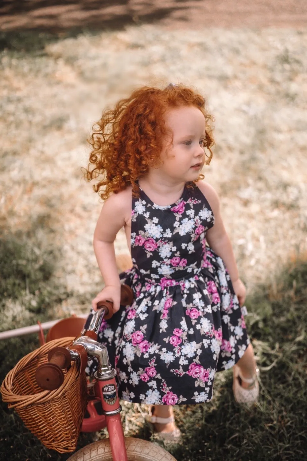 Lace Back Dress - Isla Rose in Indigo