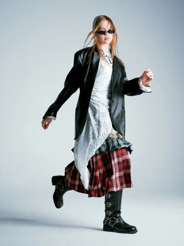 Lace Hooded Cowl Dress【s0000009285】