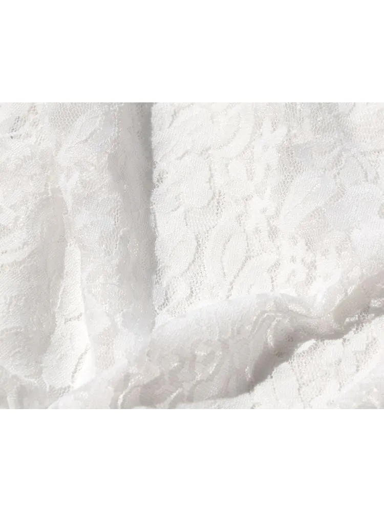 Lace Hooded Cowl Dress【s0000009285】