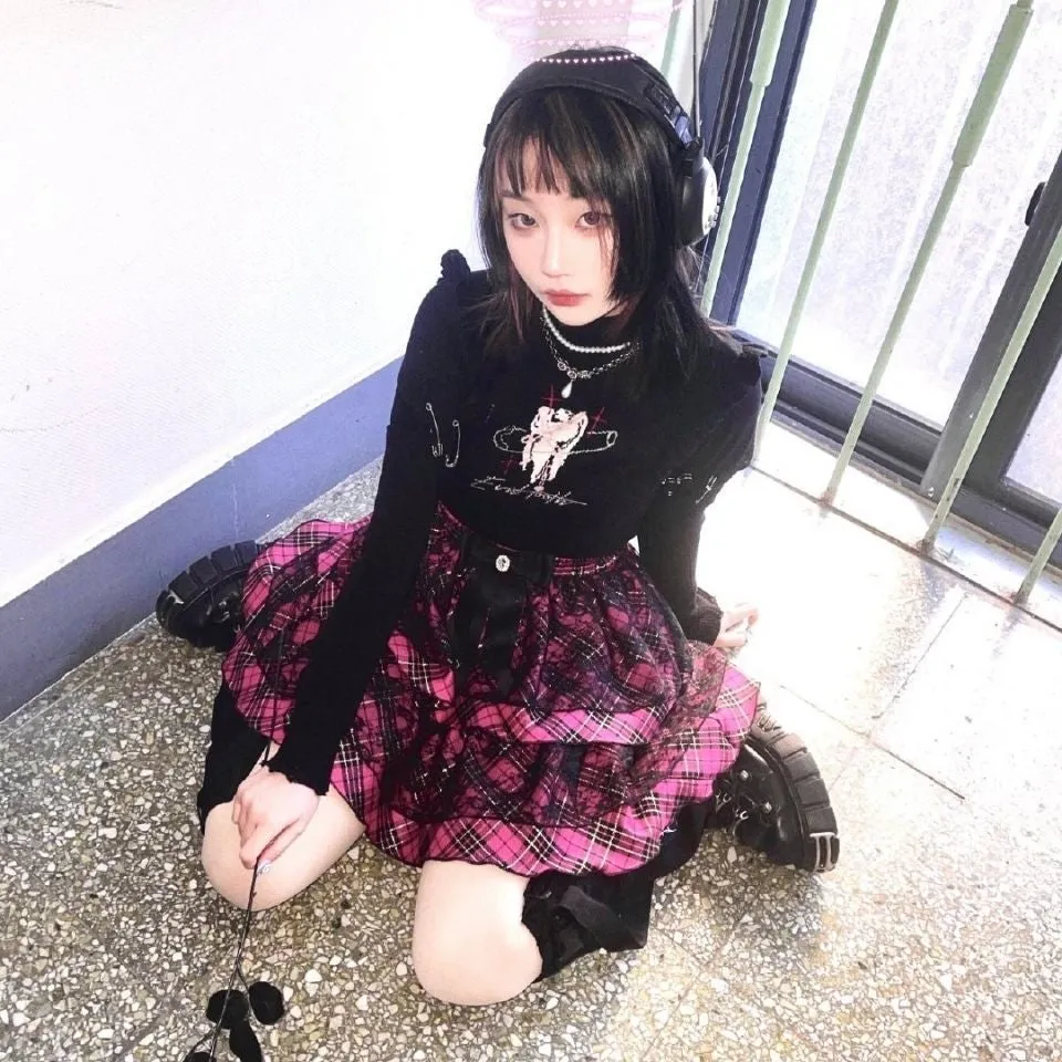 Lace Punk Cake Skirt