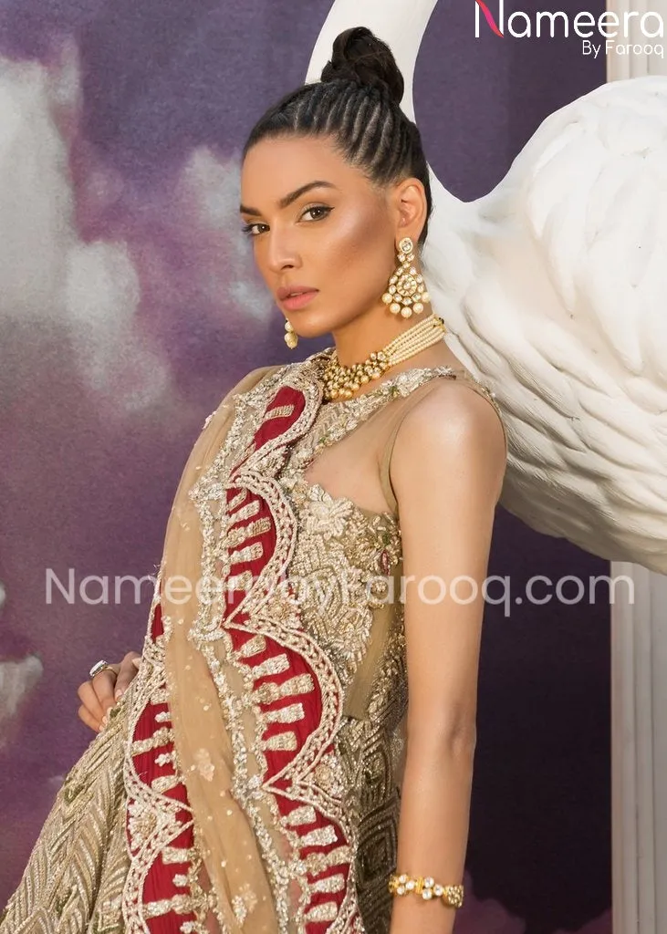 Latest Bridal Wear Designs Dress in Gown Style #BN177