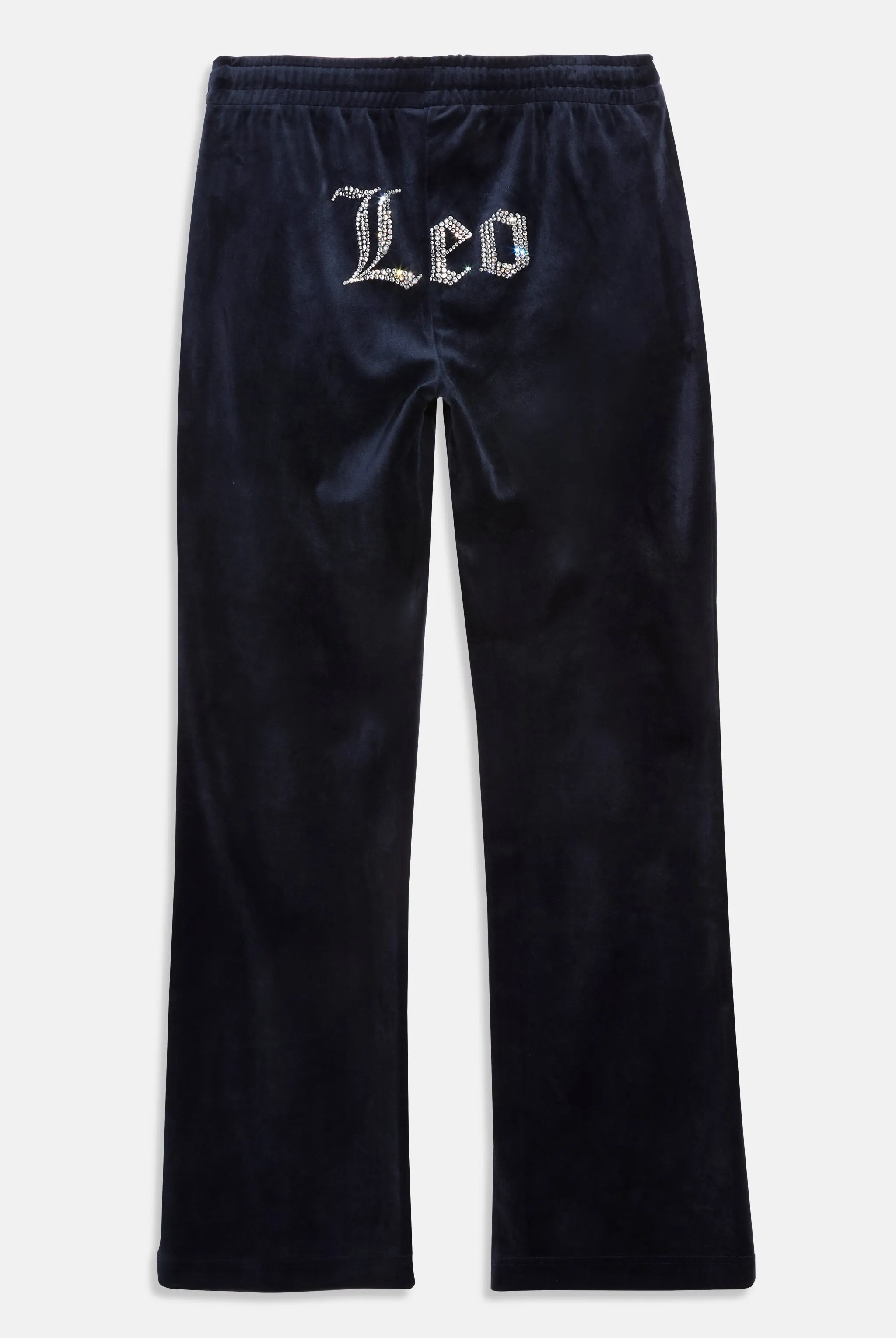 'LEO' NIGHT SKY VELOUR DIAMANTÉ TRACKSUIT BOTTOM