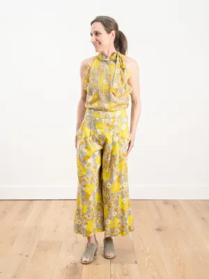 leonor pant - yellow multi