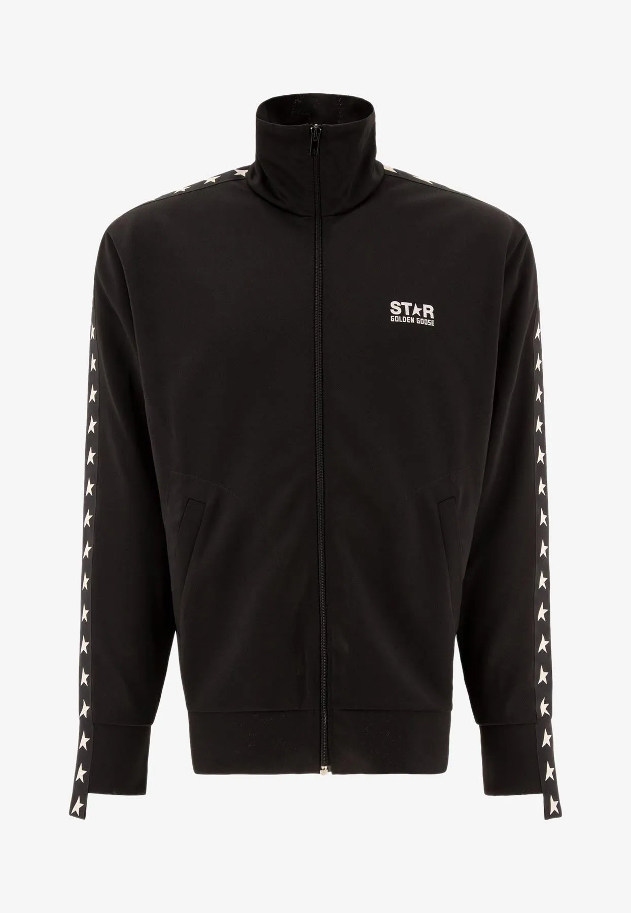 Logo Print Zip-Up Track Jacket