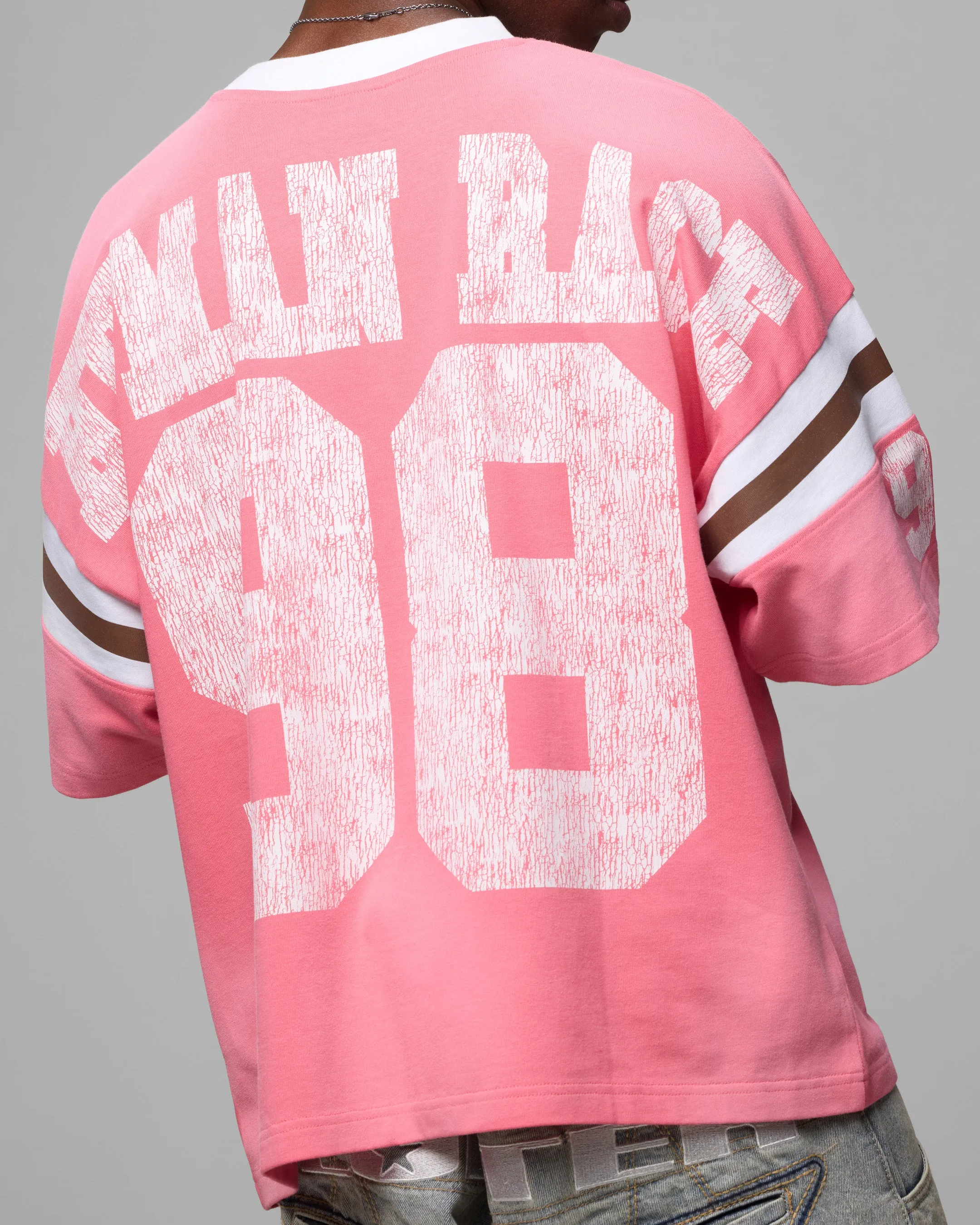 Loiter Star Jersey T-Shirt Pink