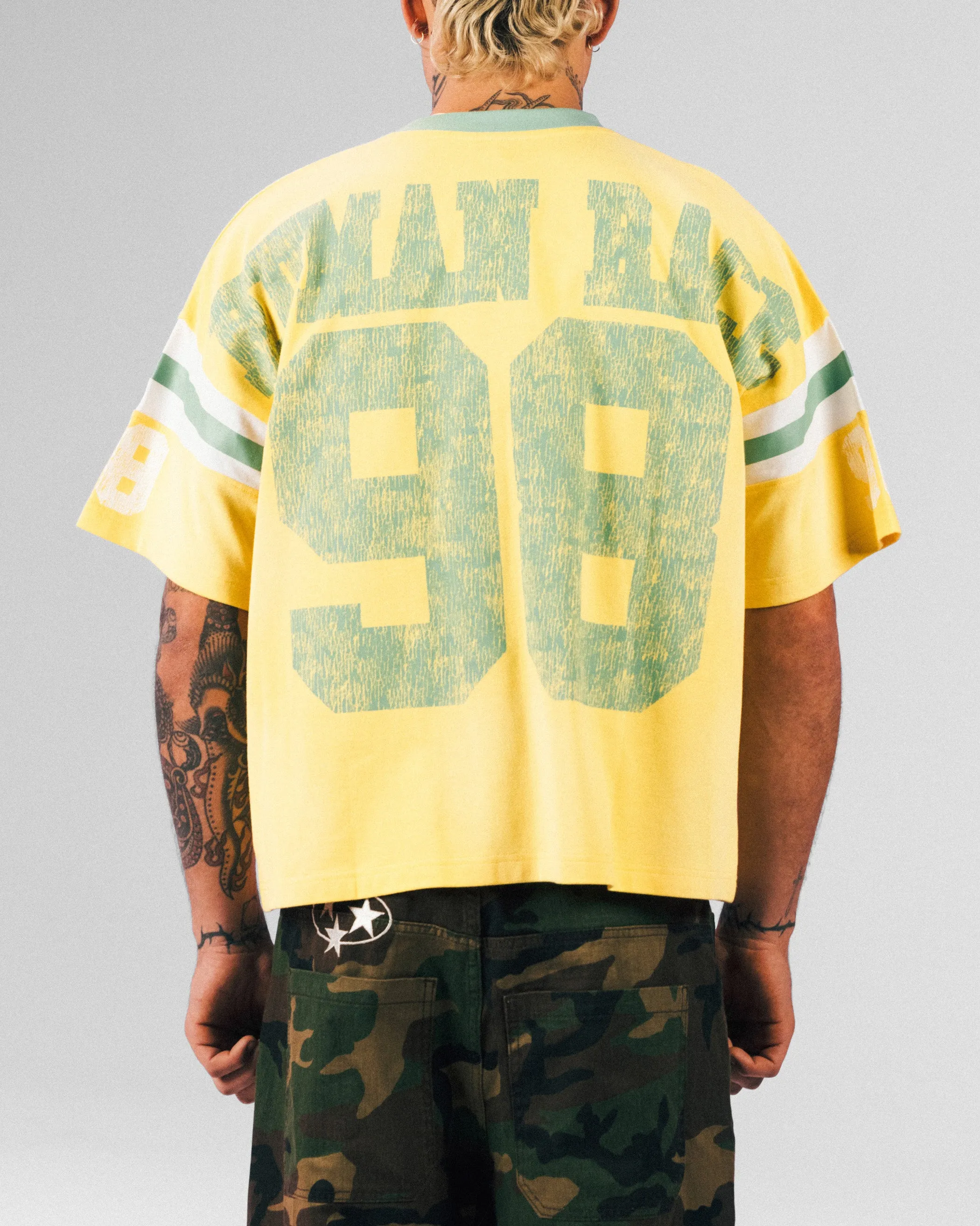 Loiter Star Jersey T-Shirt Yellow