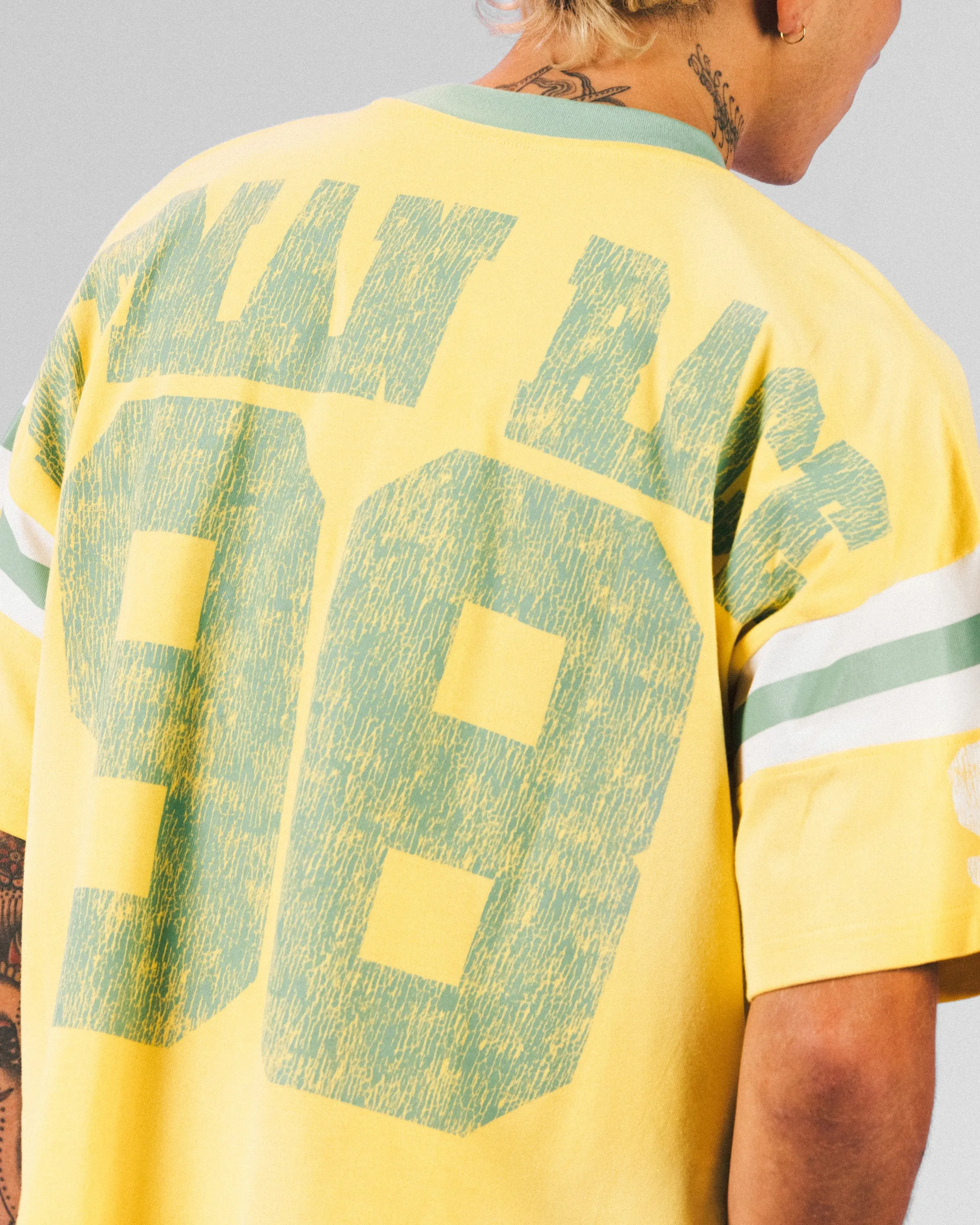 Loiter Star Jersey T-Shirt Yellow