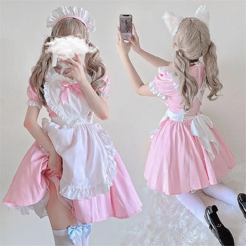 LOLITA LACE LOVE BOWKNOT MAID OUTFIT UB2723