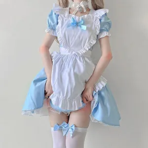 LOLITA LACE LOVE BOWKNOT MAID OUTFIT UB2723