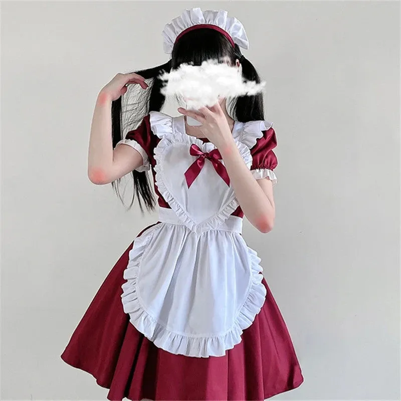LOLITA LACE LOVE BOWKNOT MAID OUTFIT UB2723