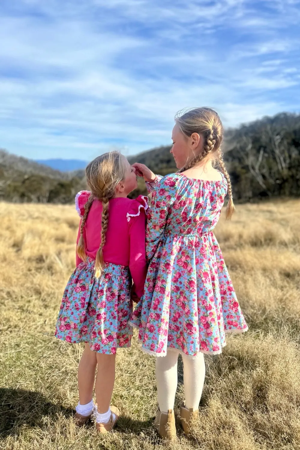 Long Sleeve High Waisted Twirling Dress | Rosy Meadows
