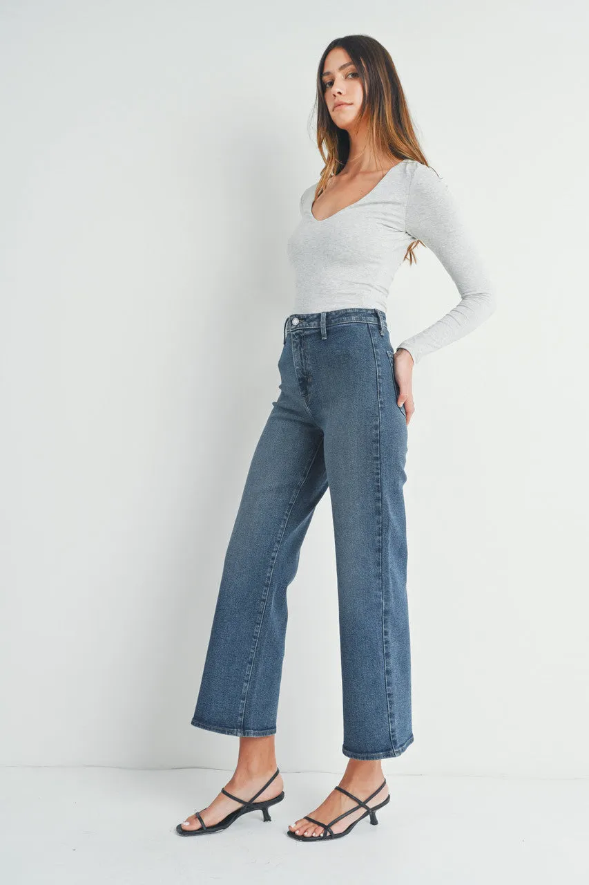 Longer Wide Leg Trouser