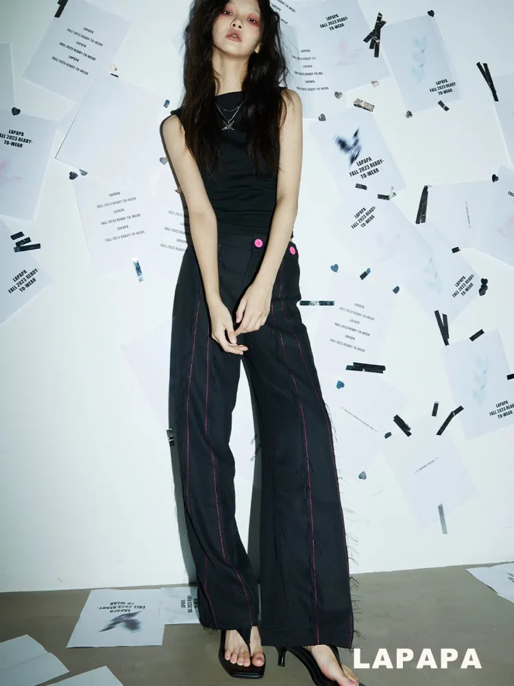 Loose straight wide-leg pants【s0000006320】