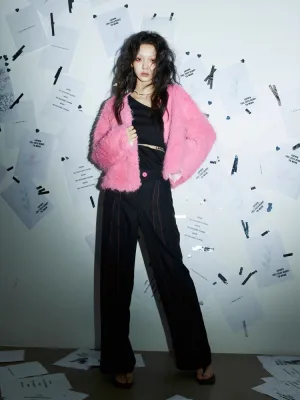 Loose straight wide-leg pants【s0000006320】