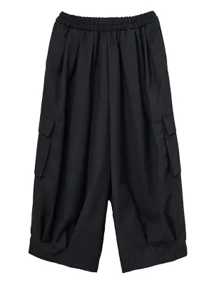 Loose Wide Leg Solid Color Casual Pants Bottoms