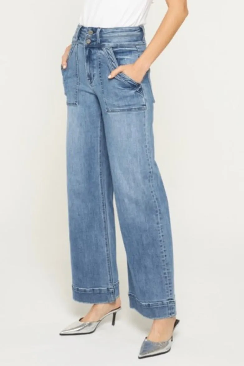 Lori Super High Wide Leg- Medium