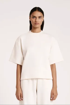 Lounge Fleece Tee Natural