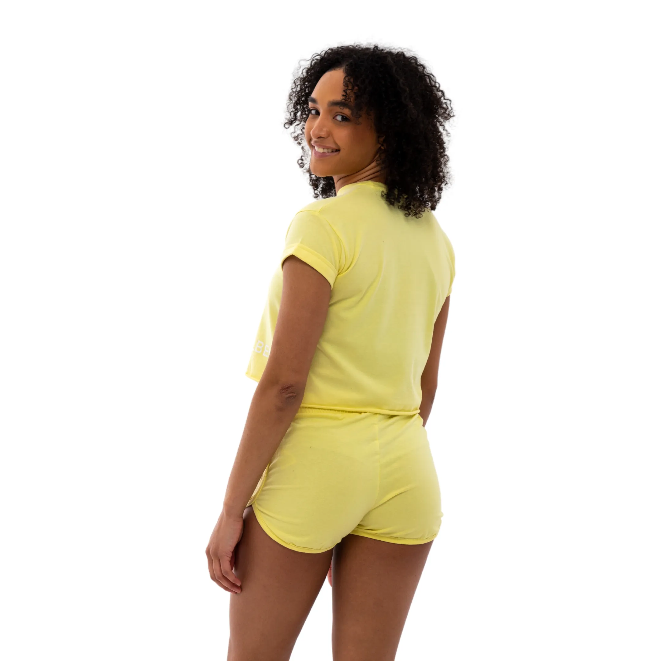 Lounge - Lemon Crop Top