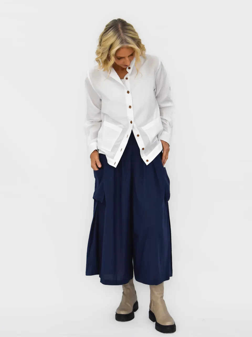 Love Bronte Shirt Jacket - White