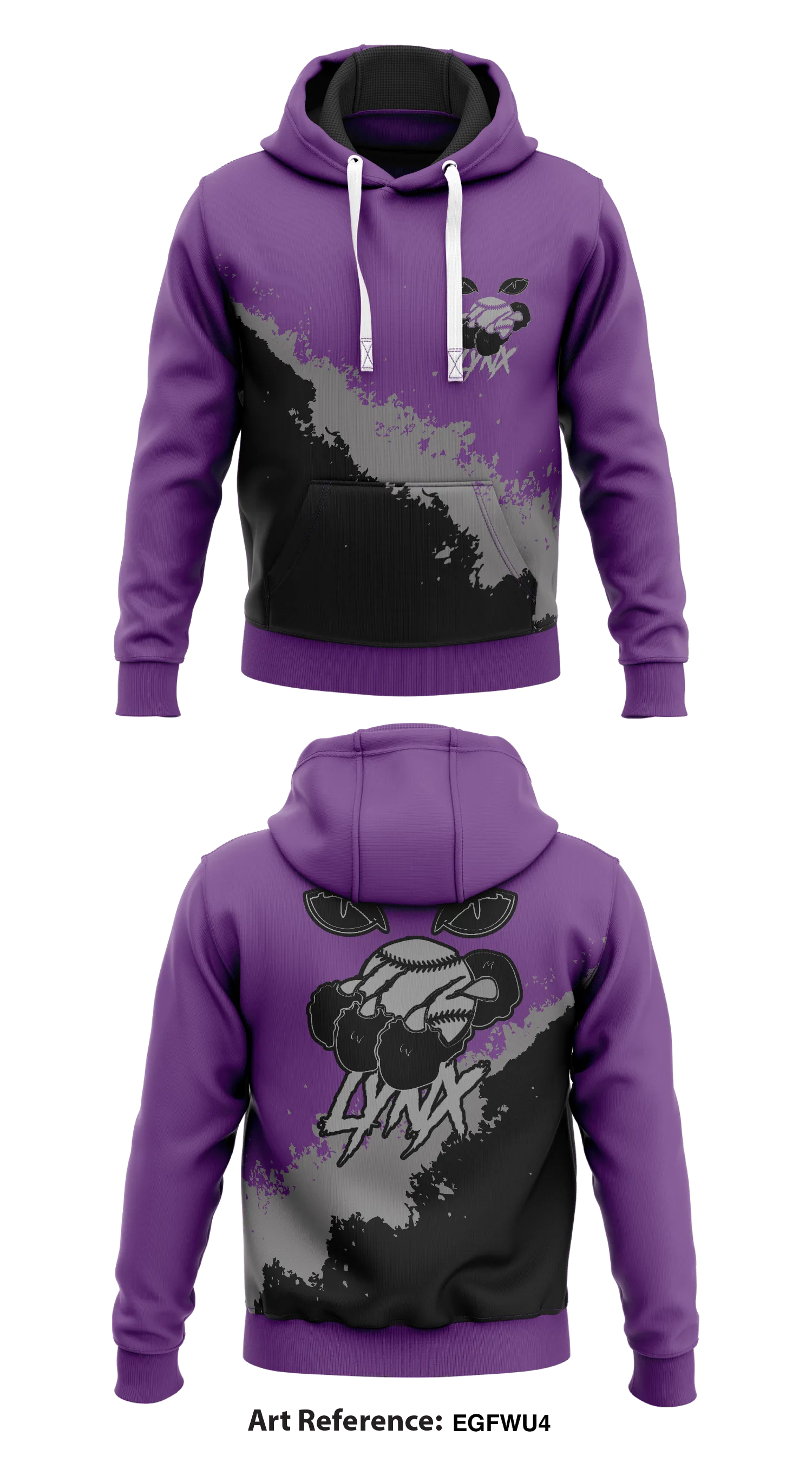 Lynx  Core Men's Hooded Performance Sweatshirt - eGFWU4